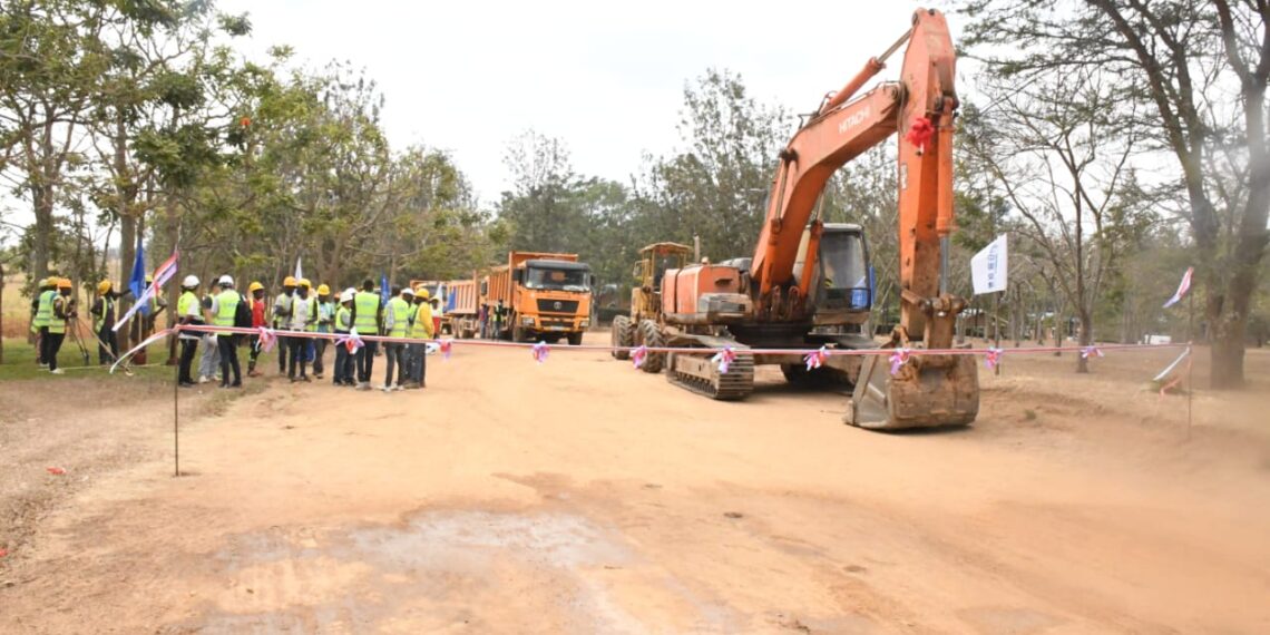Akarere ka Nyagatare katangije imirimo yo gukora indi mihanda ya kaburimbo mu mujyi wa Nyagatare ireshya na Km 6.7
