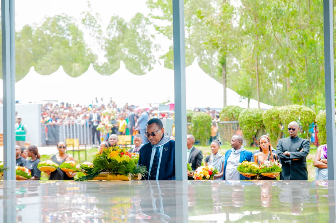 Imibiri ine y’abazize Jenoside yashyinguwe mu cyubahiro i Nyarubuye ...